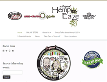Tablet Screenshot of hemp-eaze.com